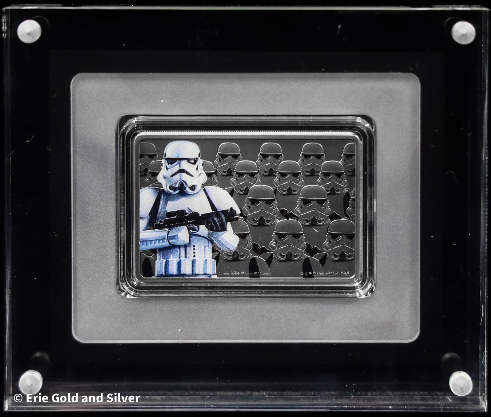 2020 Star Wars Guards of the Empire Stormtrooper 1 oz Silver in OGP