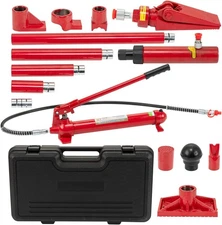 12 Ton Hydraulic Porta Power Jack Air Pump Lift Ram Body Frame Repair Kit