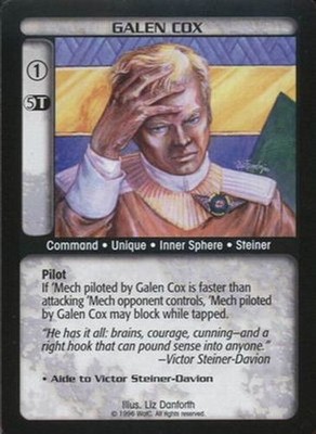 Galen Cox - Limited - Battletech CCG
