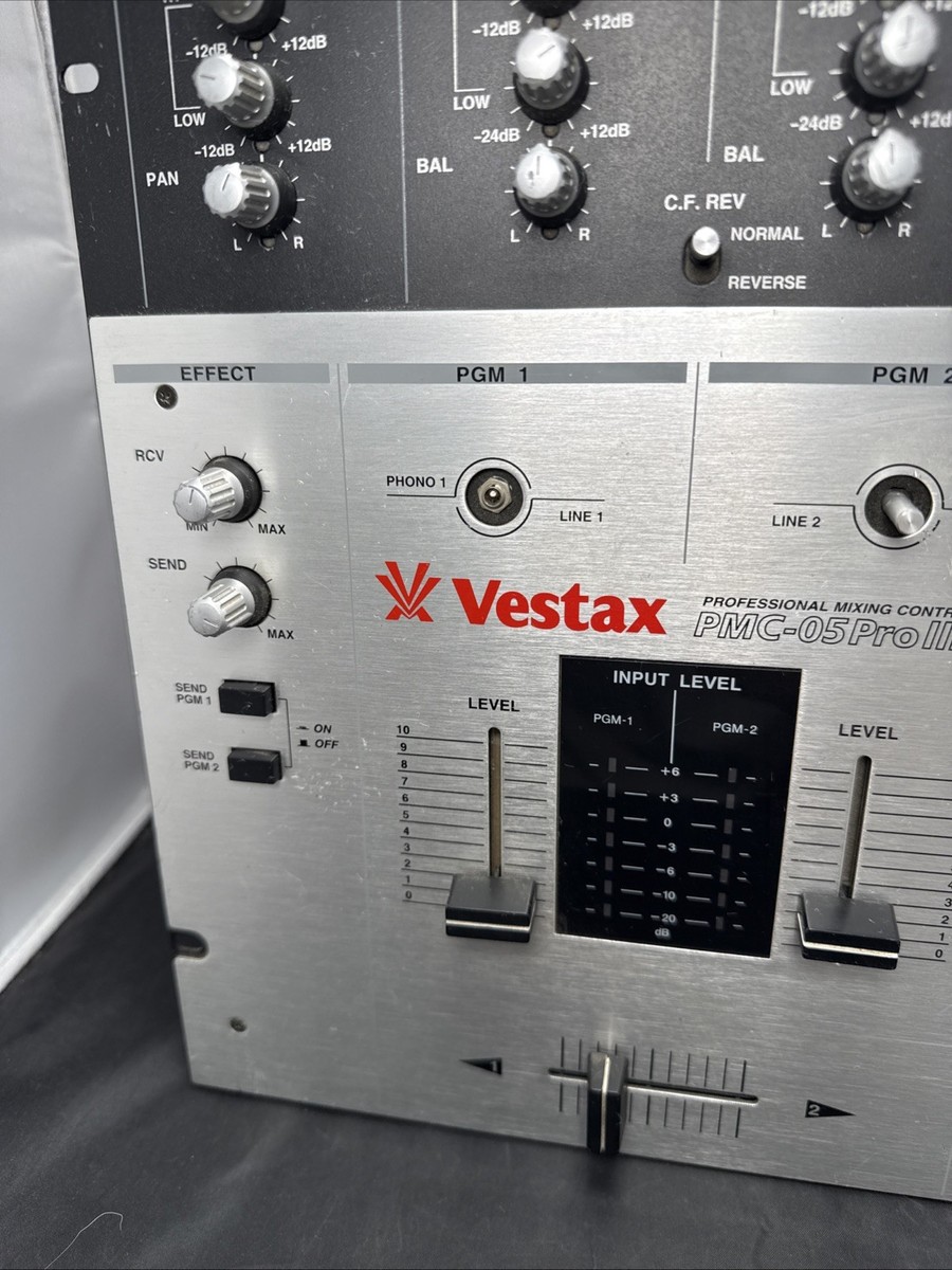 Vestax PMC-05 Pro III DJ Mixer Untested Sold As Is | eBay