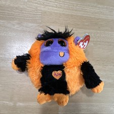 TY Monstaz - FRANK the Orange & Black Monster, NWT
