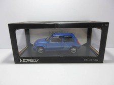 1/18 Norev Renault Renault5 Gt Turbo 5 Cinque Minicar Blue Metallic