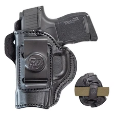 Maxx Carry 4-Way Leather Holster for Sig P365, P938, Kimber Micro 9 & Solo 9mm