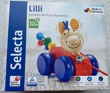 Selecta Kleinkindwelt Lilli Pull Toys Rollspielzeug Wooden Toy 62025