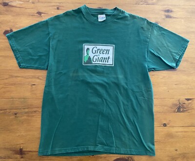 Vintage 90s Jolly Green Giant Marijuana T-Shirt Mens XL Weed Grass