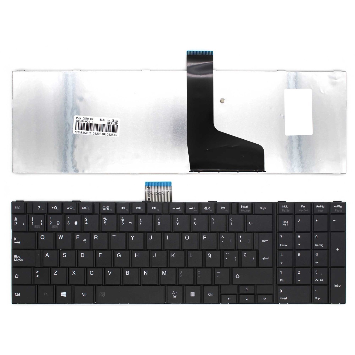 Tastiera Per Portatile Toshiba Satellite L850-138
