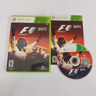 F1 2011 (Microsoft Xbox 360, 2011) Complete W/ Manual FREE SHIPPING