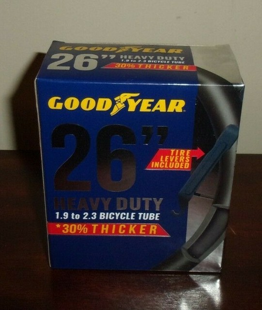 3x Goodyear Bicycle Inner Tube 26" 1.9" to 2.3" Heavy Duty 30 Thicker