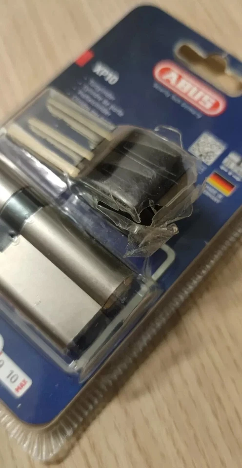 ABUS XP10 Profilzylinder Not-Gefahrenfunktion mit 3 Schlüssel + Sicherungskarte - Bild 4 von 4