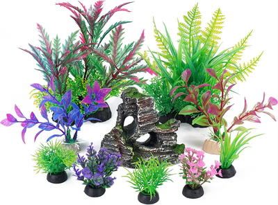 aquarium plastic plants