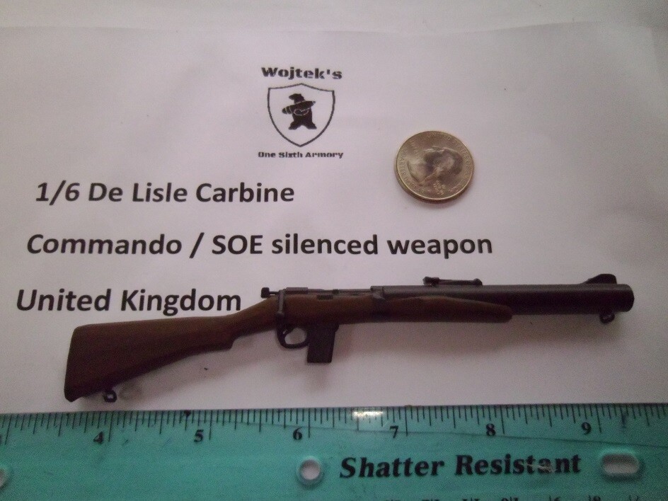 Soe Commandos LD05 1/6 Homemade De Lisle Commando /SOE silenced United Kingdom | eBay