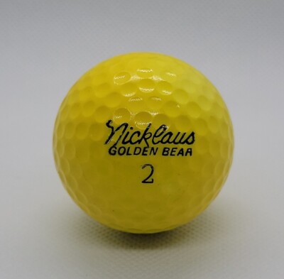 MacGregor Nicklaus Golden Bear Yellow Golf Ball Jack Nicklaus | eBay