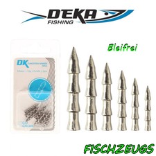 Deka Tungsten Nail Sinker Gummik&ouml;der Spikes Gewicht Blei Frei 0,9-3,1g