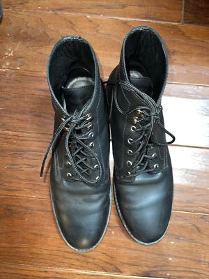 Thursday Boot Co.Everyday Leather Black Boots Cap Toe Lace Up Men's Size US 11.5