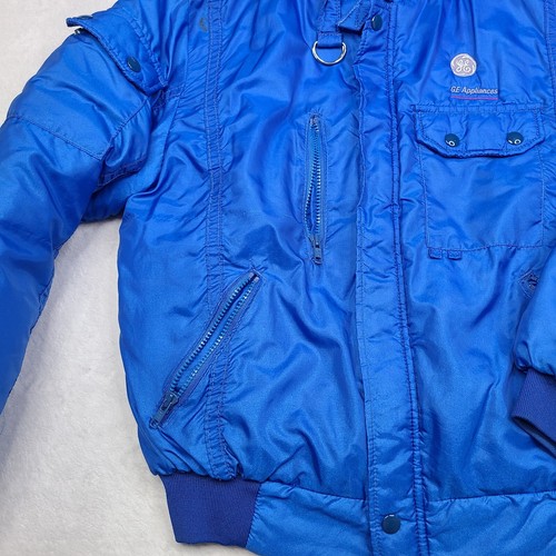 Swingster Bomberjacke GE Appliances Mitarbeiter gesteppt Medium hergestellt in den USA Vintage 80er - Bild 10 von 13