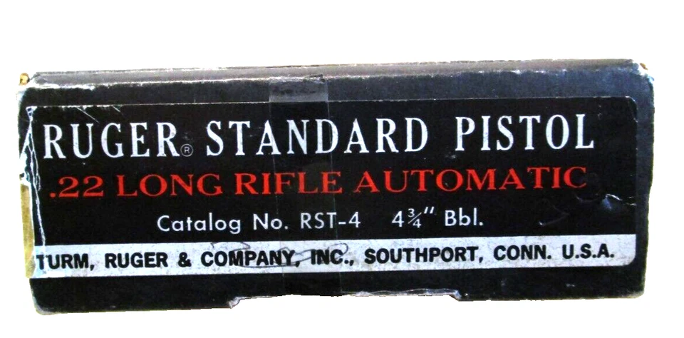Pistola estándar Ruger .22 LR caja de pistola genuina original de fábrica Foto 4 de 4