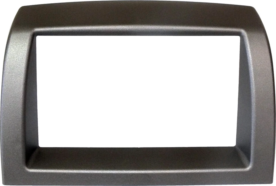 MASCHERINA AUTORADIO ADATTATORE 2 DIN LANCIA Y 2003->2007. ANTRACITE - Imagen 3 de 4