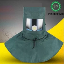 Anti Impact Vent Design Labor Canvas Sand Blasting Hood Polishing Equipment