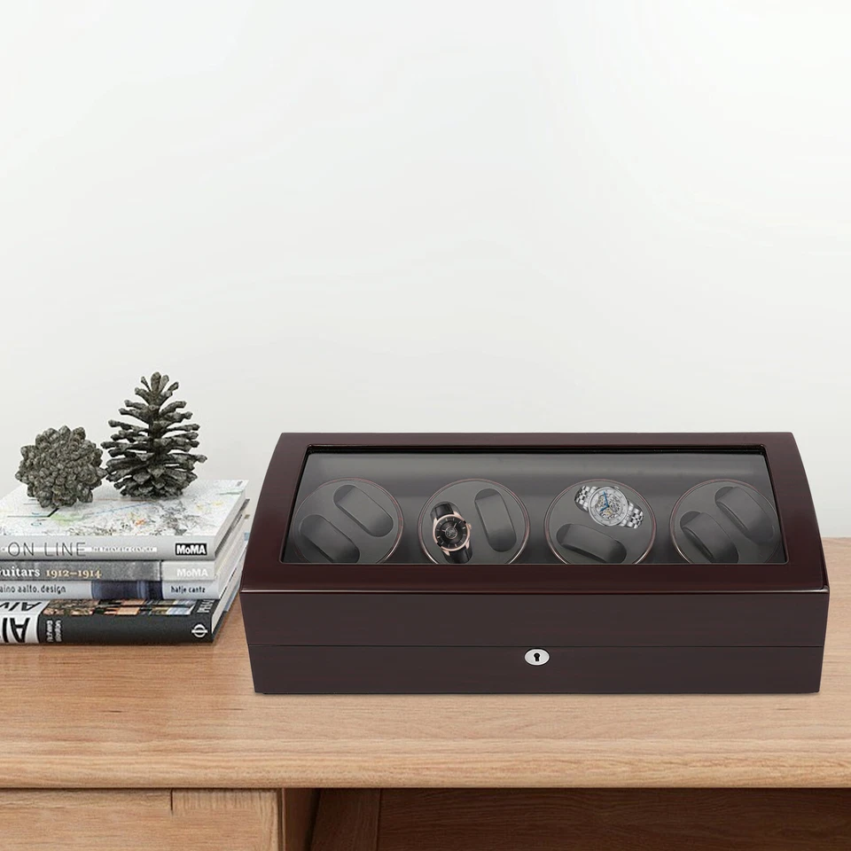 复古 17 插槽自动表绕线器展示盒 — 第 3/4 张图片