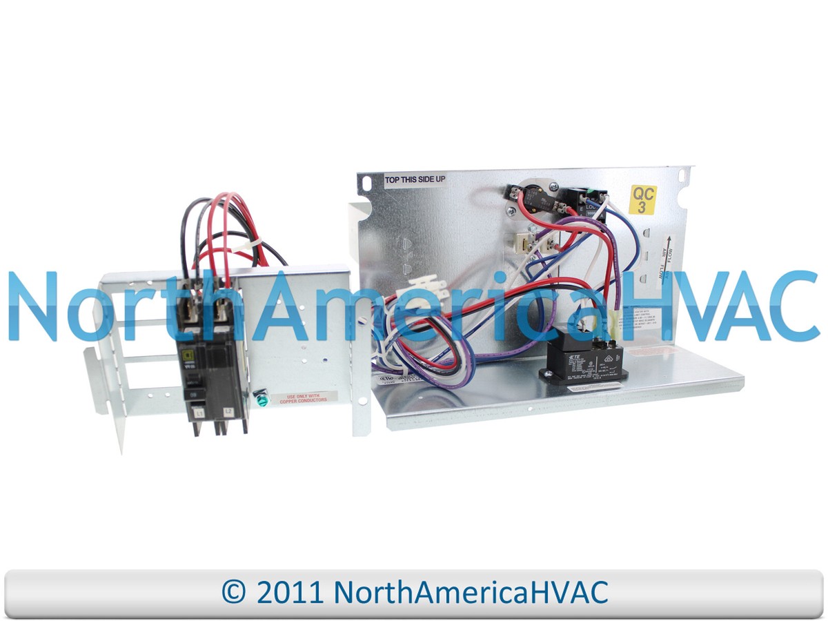 OEM 5kW Electric Heat Kit with Breaker Replaces Warren Technology