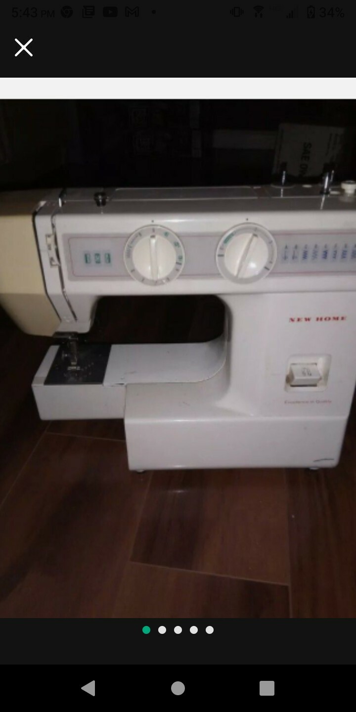 JANOME/NEW HOME SEWING MACHINE MODEL JA1506 eBay