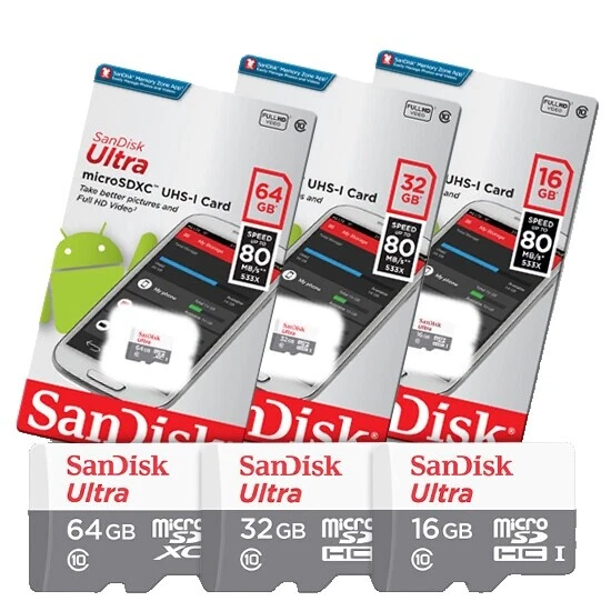 SanDisk SDXC UHS-I Cell Phone Memory Cards