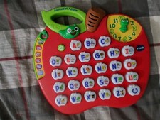 VTech Alphabet Apple 1390 Preschool Learning Toy ABCs Phonics Music Lights