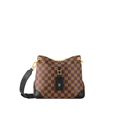Louis Vuitton オデオンPM ショルダーバッグ　購入証明あり Louis Vuitton Odeon PM Handbag Damier Ebene Leather Material Hand