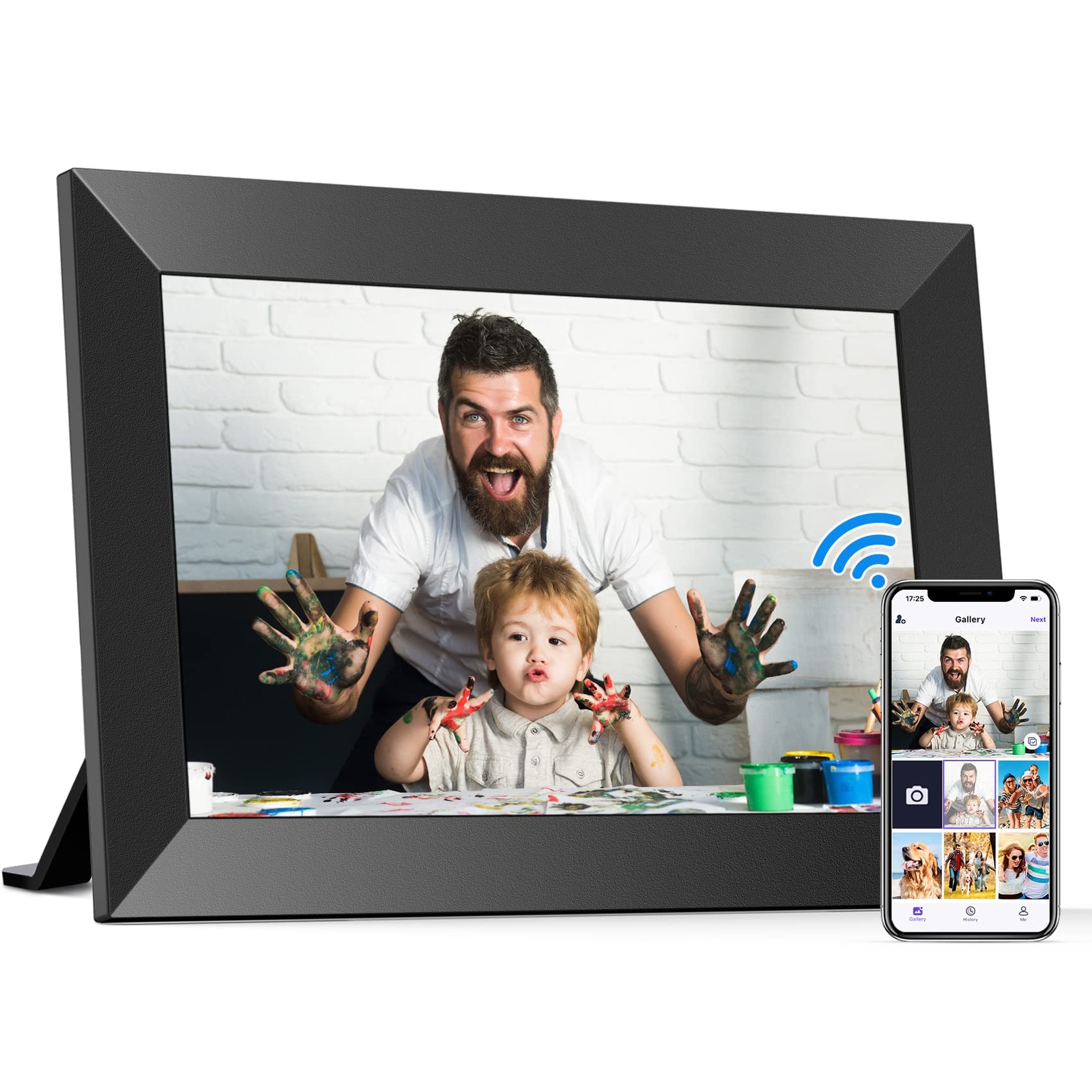 10.1 Inch WiFi Digital Frame with IPS HD Touchscreen and Cloud Storage