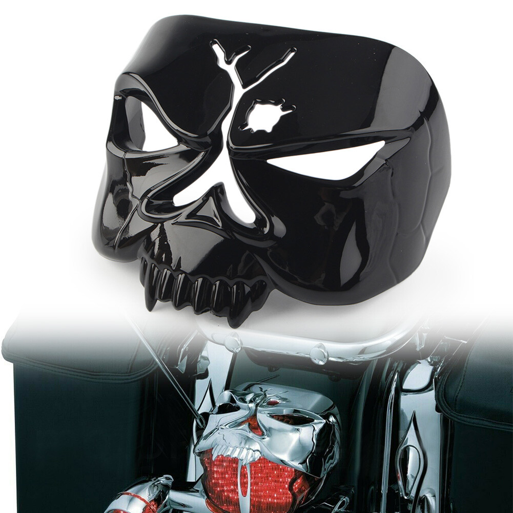 Zombie Skull Tail Light Black Cover For Harley Street ...
