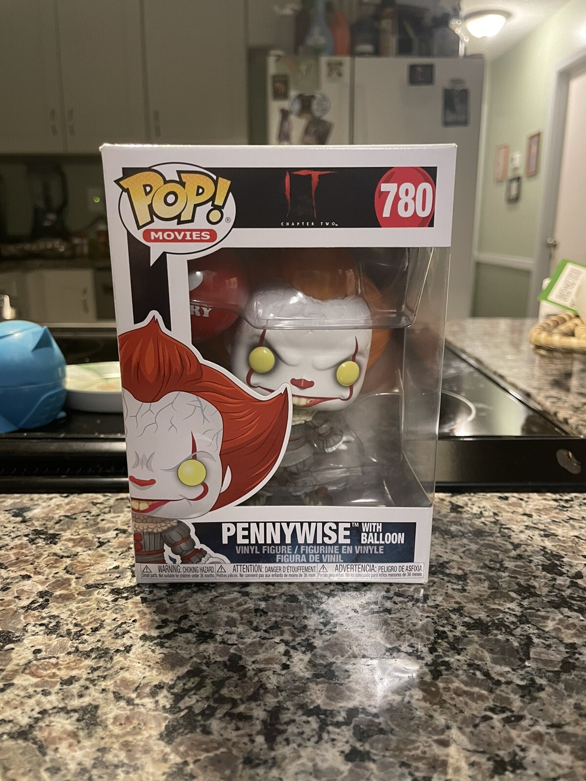Funko Pop! Movies It Chapter Two Pennywise With Balloon #780 W/ Protector