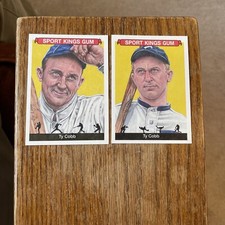2018 SportKings Sport Kings #1 Ty Cobb Base Card + SP Variant RARE a