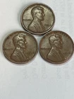 1934 P 1935 P 1936 P Circulated Lincoln Wheat Cent Penny Set- Actual Coins