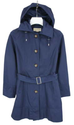 Michael Kors Mantel Damen Klein mit Gürtel Trenchcoat mit Kapuze