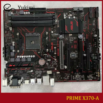 FOR ASUS PRIME X370-A DDR4*4 64GB AMD AM4 HDMI DVI VGA Motherboard