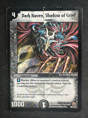 Duel Masters M11 Dark Raven Shadow of Grief McDonald's Promo HP | eBay