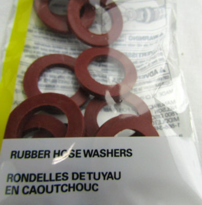 #ad RUBBER HOSE WASHER 5 8quot; ID 1quot;OD 498414 10188152 PK OF 10 $7.44