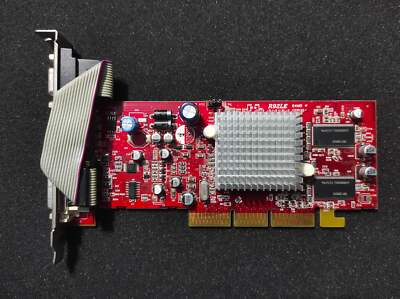 TUL R92LE Ati Radeon 9200SE AGP 128MB VGA DVI Graphics Card R92L