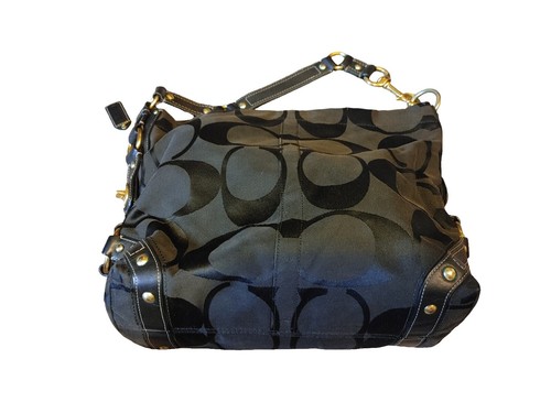 Vintage Coach Carly Optic Signature Shoulder Bag | eBay