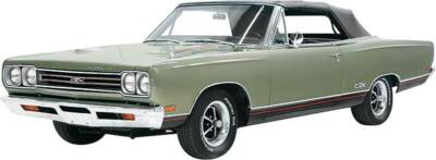 1969 Plymouth GTX, Sport Satellite Factory Style Untere Seitenleisten Set