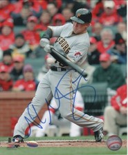 Nate McLouth-Pittsburgh Pirates-Autographed 8x10 Baseball Photo