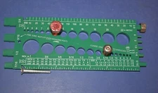 US & METRIC THREAD PITCH BOLT and NUT GAUGE SIZE CHECKER  UNC UNF MM US