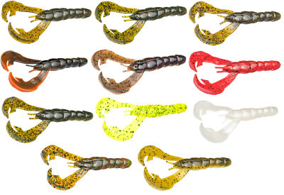Strike King Rage Craw 10cm - 7 Gummikrebse, Krebsimitate, Softbaits, Kunstköder
