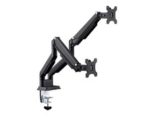 InLine Desktop Desk with USB/Audio Lift 2 Monitors up to 81cm 23171B