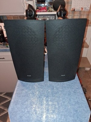 Pair Of Philips Home Cinema Speaker System 100watt/max200watt 6ohm 17'' Tall!