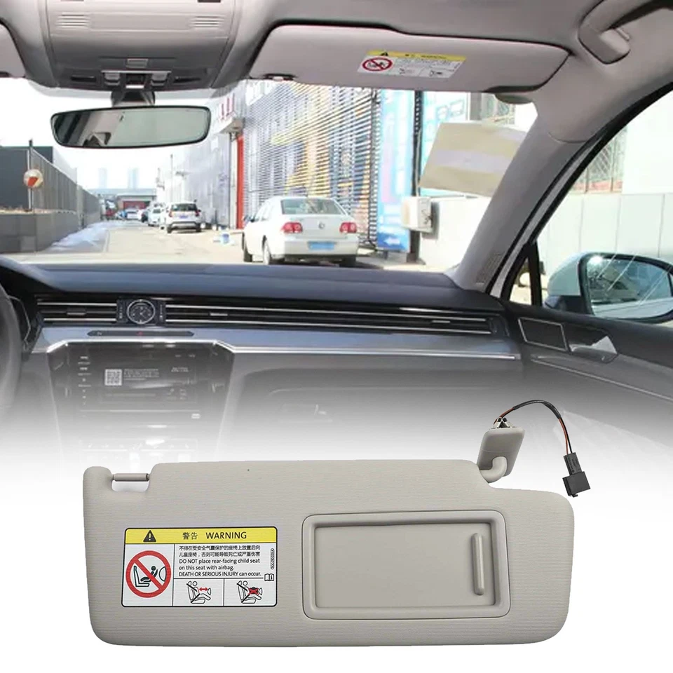 Functional Gray Front Right Interior Sun Visors Compatible with Models - Image 4 of 4