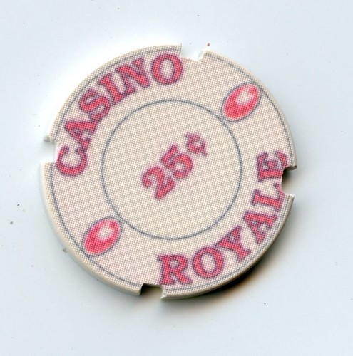 .25 Chip from the Casino Royale Sharm el Sheikh Egypt Notched Sample