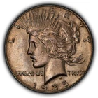 1935 $1 Silver Peace Dollar - AU - SKU-D7553