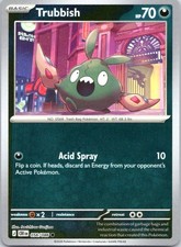 Trubbish Reverse Holo ME04: Chaos Rising 056/086 Pokemon