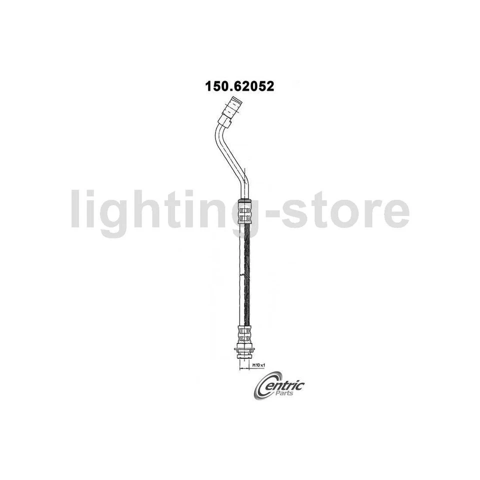 Línea de freno hidráulico de manguera de freno de freno delantero trasero 4 para Pontiac Grand Prix 1994_ Foto 4 de 4